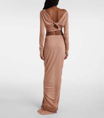 Lillies Maxirock aus Jersey | Rick Owens