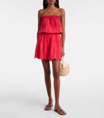 Besticktes Minikleid Collette aus Baumwolle | Melissa Odabash