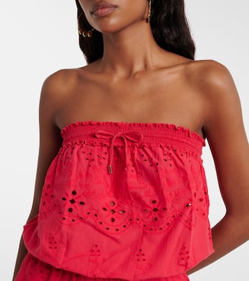 Besticktes Minikleid Collette aus Baumwolle | Melissa Odabash