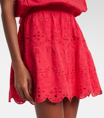 Besticktes Minikleid Collette aus Baumwolle | Melissa Odabash