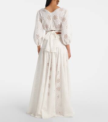 Cropped-Top aus Baumwolle | Alexandra Miro