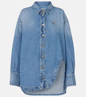 Oversize-Hemd Diana aus Baumwoll-Denim | The Attico