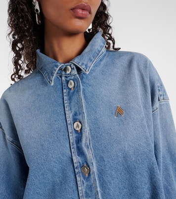 Oversize-Hemd Diana aus Baumwoll-Denim | The Attico