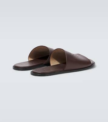 Paula's Ibiza Flex Anagram leather slides | Loewe