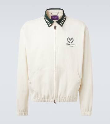 Bomberjacke aus Baumwolle und Kaschmir | Ralph Lauren Purple Label
