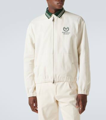 Bomberjacke aus Baumwolle und Kaschmir | Ralph Lauren Purple Label