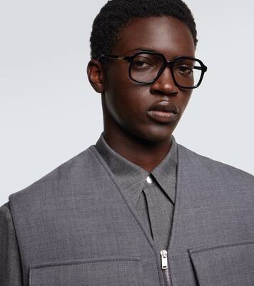 Lunettes rectangulaires oversize | Bottega Veneta