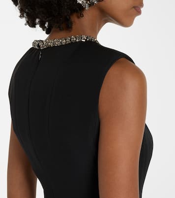 Embellished wool and silk midi dress | Roland Mouret