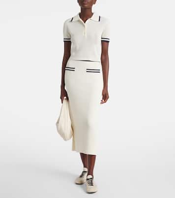 Whitten bouclé polo shirt | Simkhai