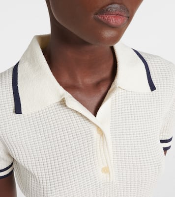Whitten bouclé polo shirt | Simkhai