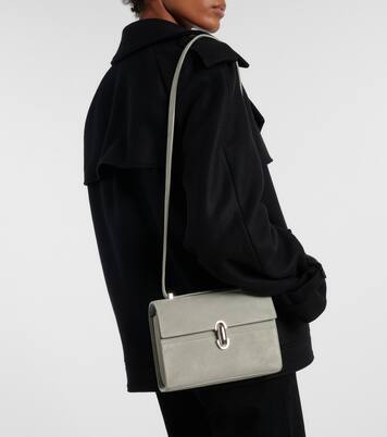 Symmetry 19 Mini suede shoulder bag | Savette