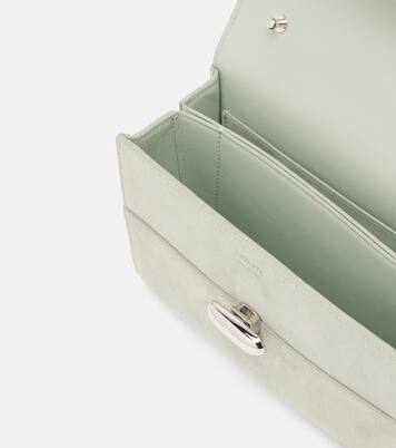 Symmetry 19 Mini suede shoulder bag | Savette