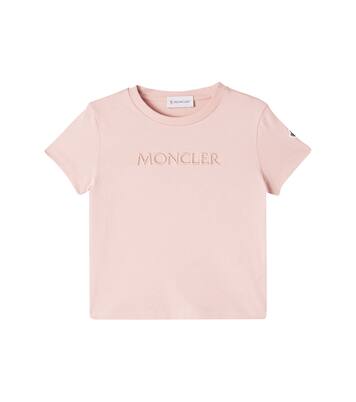 Logo embroidered cotton jersey T-shirt | Moncler Enfant