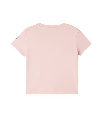 Logo embroidered cotton jersey T-shirt | Moncler Enfant
