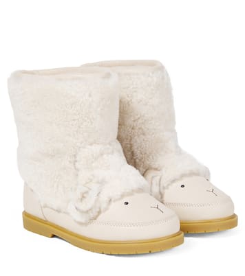 Wadou wool-trimmed boots | Donsje