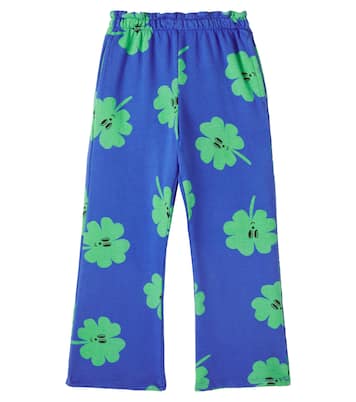 Lucky Clover cotton jersey sweatpants | Bobo Choses