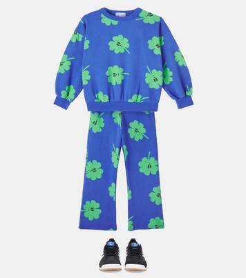 Lucky Clover cotton jersey sweatpants | Bobo Choses