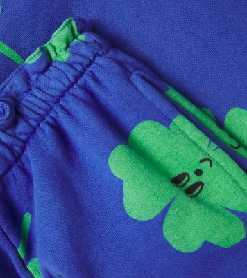 Lucky Clover cotton jersey sweatpants | Bobo Choses
