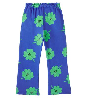 Lucky Clover cotton jersey sweatpants | Bobo Choses