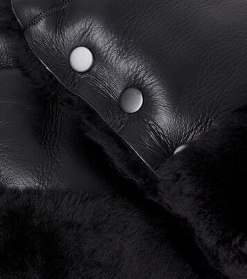 Baby Buggy shearling mittens | Binibamba