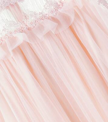 Lace-trimmed tulle dress | Petite Amalie  