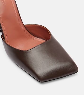 Escarpins Charlotte 95 en cuir | Amina Muaddi