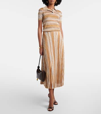 Lamé polo shirt | Missoni