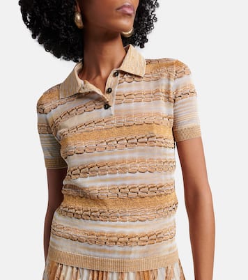 Lamé polo shirt | Missoni