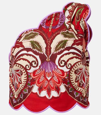 Top Odara asymétrique en lin mélangé | Farm Rio