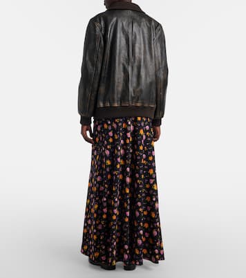 Maxirock aus Charmeuse | Dolce&Gabbana