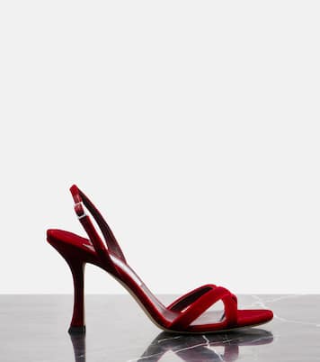 Sandali Elsy in velluto | Jimmy Choo