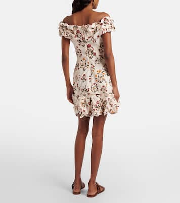 Bedrucktes Minikleid aus Baumwolle | Agua by Agua Bendita