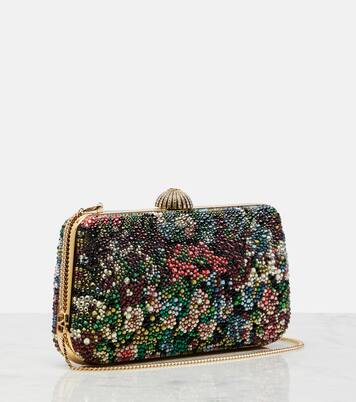 Carry Secrets beaded leather clutch | Valentino Garavani
