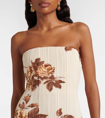 Floral ribbed-knit maxi dress | Magda Butrym