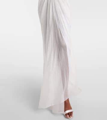 Cecilia draped silk muslin gown | Maria Lucia Hohan
