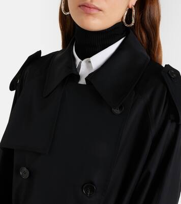Veyron double-breasted twill trench coat | The Frankie Shop