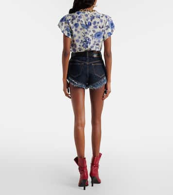 High-Rise Jeansshorts Eneidala | Isabel Marant