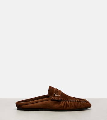 Le Loafer suede mules | Saint Laurent