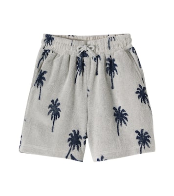 Abay printed cotton-blend terry shorts | Molo