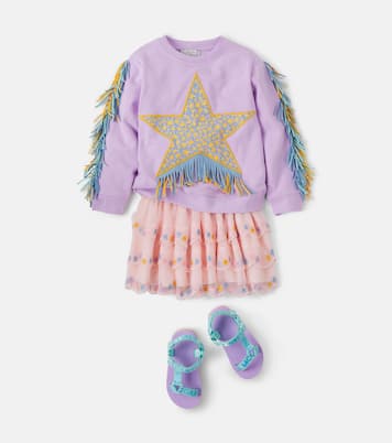 Sweat-shirt imprimé en coton | Stella McCartney Kids