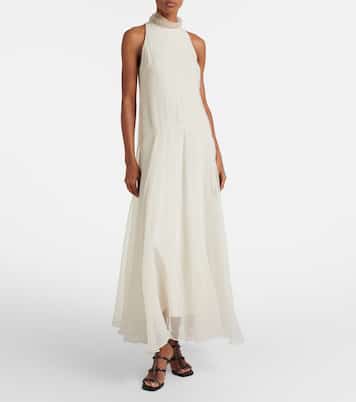 Maxikleid Monili aus Seide | Brunello Cucinelli