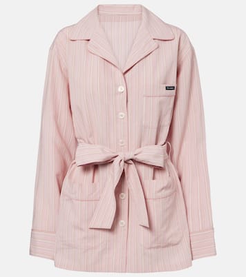 Belted striped shirt | Dolce&Gabbana