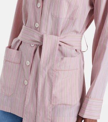 Belted striped shirt | Dolce&Gabbana