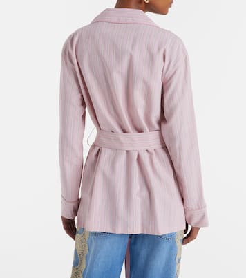 Belted striped shirt | Dolce&Gabbana