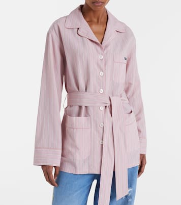 Belted striped shirt | Dolce&Gabbana