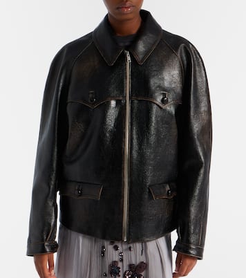 Leather jacket | Prada