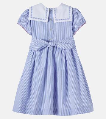 Imogen striped cotton dress | La Coqueta