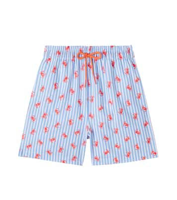 Bravo printed striped swim trunks | La Coqueta