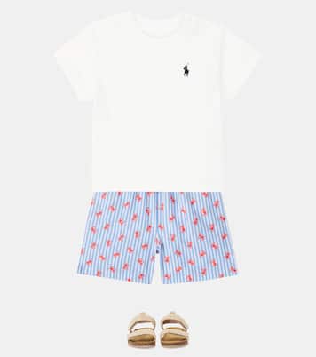 Bravo printed striped swim trunks | La Coqueta