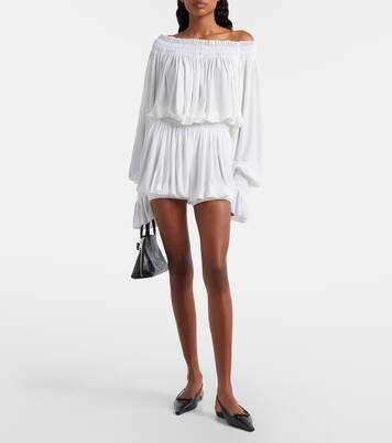 Gathered shorts | Norma Kamali